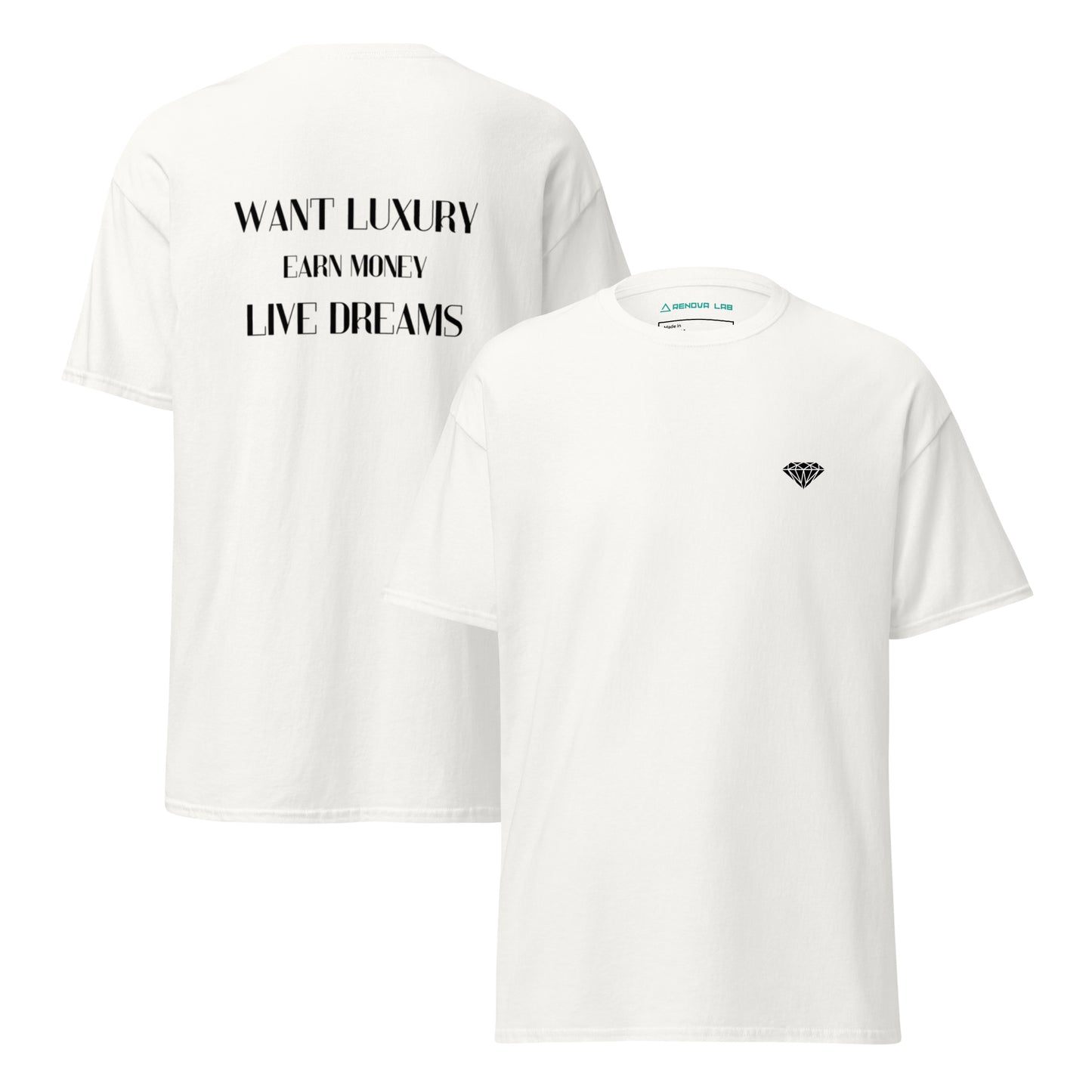 T-shirt classica unisex Linea LUXURY EARN