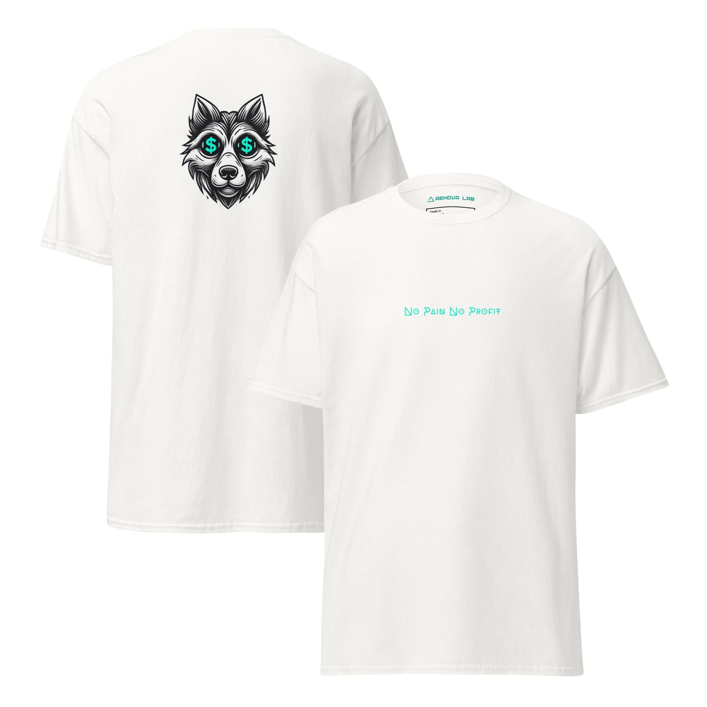 T-shirt classica unisex NO PAIN NO PROFIT