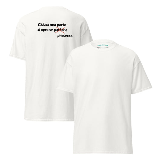 T-shirt classica unisex Linea CHIUSAUNAPORTA