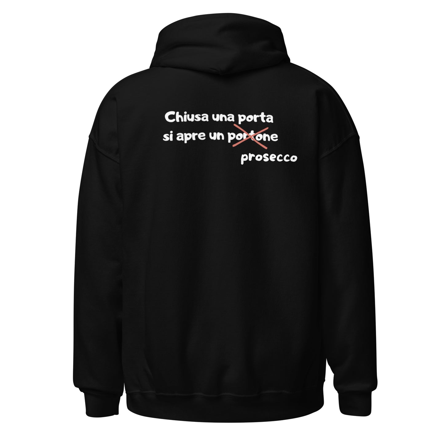 Felpa con cappuccio Linea CHIUSAUNAPORTA