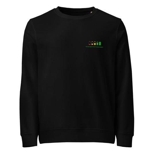 Felpa organica unisex Linea ENERGY