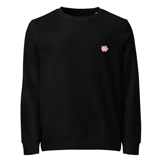 Felpa organica unisex Linea MORE MONEY
