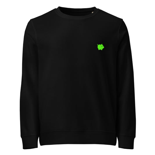 Felpa organica unisex Linea MORE MONEY