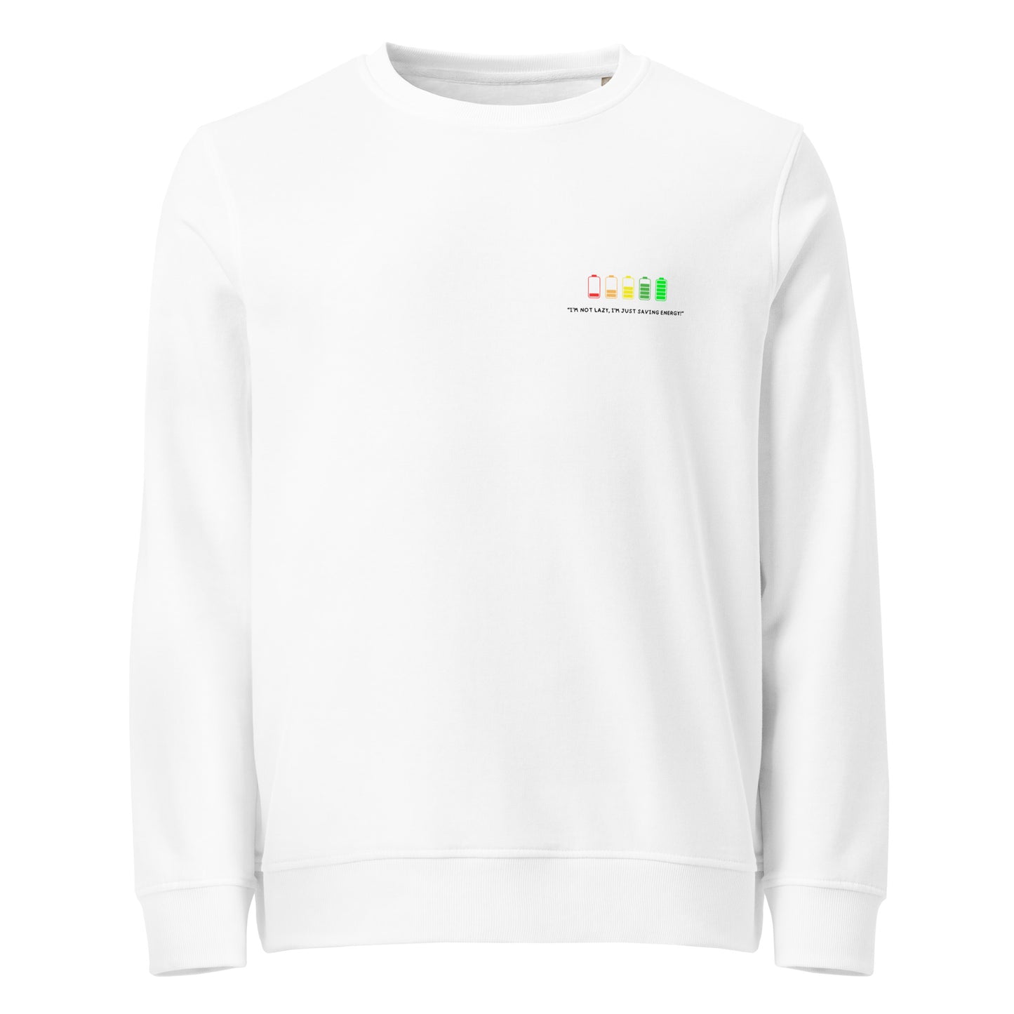 Felpa organica unisex Linea ENERGY