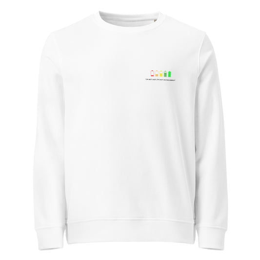 Felpa organica unisex Linea ENERGY